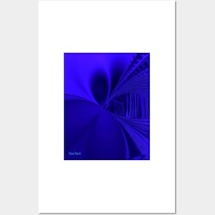 Cobalt Tapestry Posters and Art